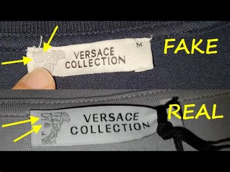 how to spot a fake versace shirt|is versace clothing genuine.